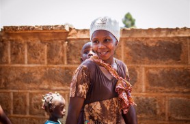 Mama Kilonzo en haar kinderen